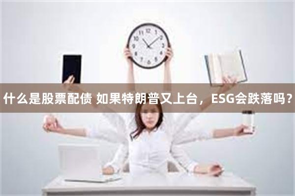 什么是股票配债 如果特朗普又上台，ESG会跌落吗？