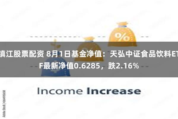 镇江股票配资 8月1日基金净值：天弘中证食品饮料ETF最新净值0.6285，跌2.16%