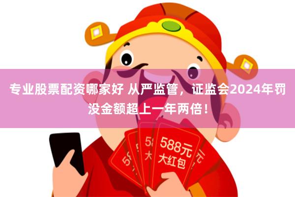 专业股票配资哪家好 从严监管，证监会2024年罚没金额超上一年两倍！