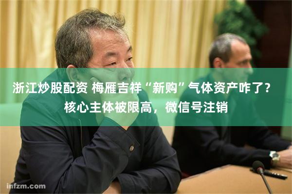 浙江炒股配资 梅雁吉祥“新购”气体资产咋了？ 核心主体被限高，微信号注销